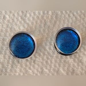 Glasswear Studios Dichroic Aqua